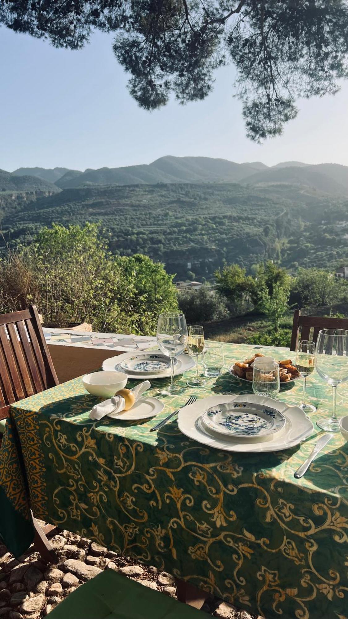 Cortijo El Pino Retreat Bed & Breakfast Albunuelas Ngoại thất bức ảnh